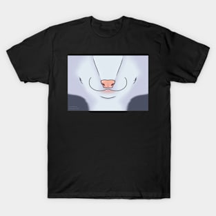 Silver Ferret Face T-Shirt